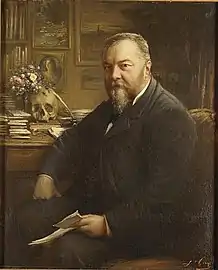 Un homme de lettres dans son cabinet de travail. Portrait de M. Henri Second (1900), musée de Grenoble.