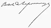 signature de Henri de Lapommeraye