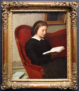 La Liseuse (1861), Musée d'Orsay, Paris.