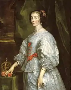 Portrait d'Henriette-Marie de France, v. 1632Palais de Buckingham