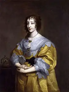 Henriette Marie, 1632-1635.National Portrait Gallery.