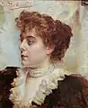 Portrait de Mlle Henriette Bépoix, huile sur toile, 1896
