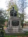 La statue de Henrik Gabriel Porthan dans le Parc Porthaninpuisto de Turku.