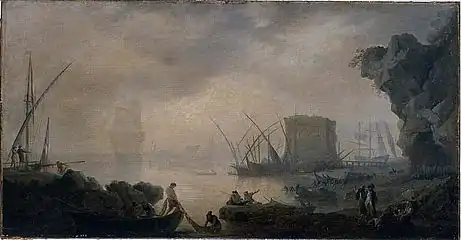 Marine, effet de brouillard, musée de Grenoble.