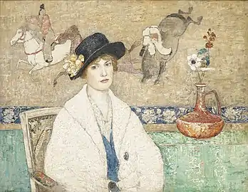 The Black Hat (Miss Dorothy Hart), 1916, Musée d'Art d'Indianapolis