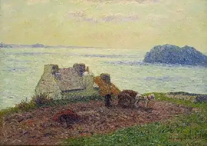 Henry Moret : La Baie de Lampaul (1908, musée André-Malraux, Le Havre).