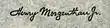 Signature de Henry Morgenthau