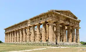 Le second temple d'Héra, dit « temple de Poséidon »