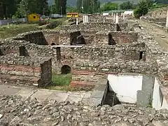 Ruines des thermes d'Heraclea Lyncestis.