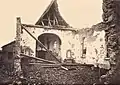 L'église détruite durant 1914-1918.