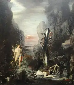 Hercule et l'Hydre de Lerne, 1876, huile sur toile, Chicago, Art Institute.