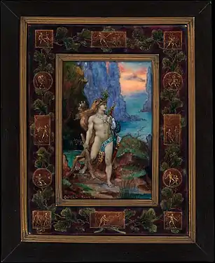 D'après Gustave Moreau, Les douze travaux d'Hercule (vers 1895), en collaboration avec Paul Grandhomme, émail sur cuivre, New York, Metropolitan Museum of Art.