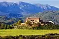 Vue de mas Heretat de Guàrdia. Il est aujourd'hui transformé en gîte rural.