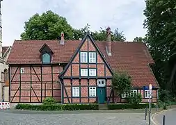 Maison du XVe siècle, Rhénanie-du-Nord-Westphalie (Allemagne).