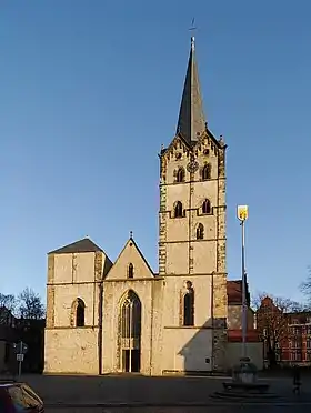 L'église abbatiale subsistante