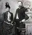 Hermann Eckstein et sa femme Minnie vers 1880