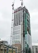 Heron Tower, en construction en octobre 2009