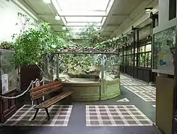 Intérieur de la galerie d'herpétologie.