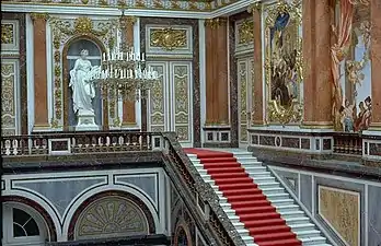 Intérieur : Escalier des Ambassadeurs.