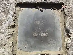 Puits no 2, 1854 - 1962.