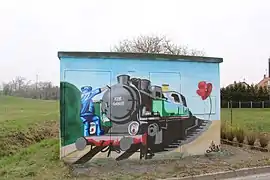 Evocation du passé ferroviaire de Montigny.