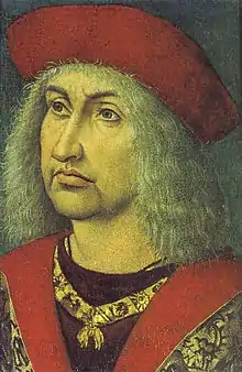 Le duc Albert III de Saxe dit L'intrépide (1443-1500), fondateur de la branche albertine