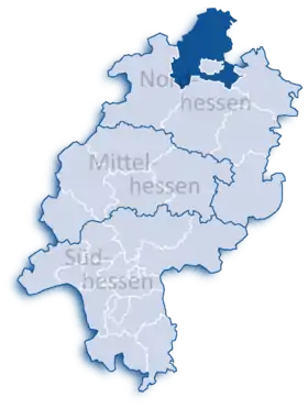 Localisation de Arrondissement de Cassel