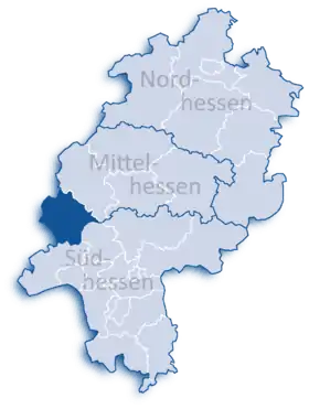 Localisation de Arrondissement de Limbourg-Weilbourg