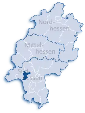 Localisation de Arrondissement de Main-Taunus