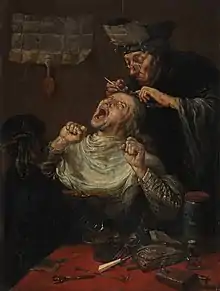 L’extraction de la Pierre de folie, anonyme, XVIIe siècle, Musée Boijmans Van Beuningen, Rotterdam