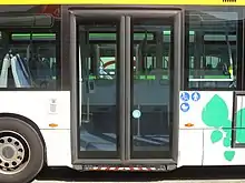 Des portes dotées de bords sensibles.(ici sur un bus synchro)