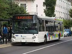 Bus de la ligne 1 du réseau urbain de Voiron