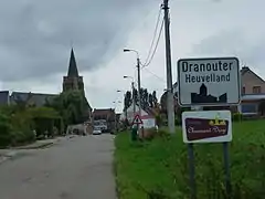 Entrée de Dranouter.