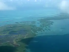 Vue aérienne des cayes Hicks