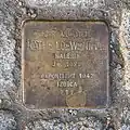 Vitte / Hiddensee Stolperstein.