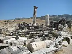 Le temple d'Apollon.