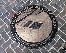 Plaque Changing City (1934–1936)