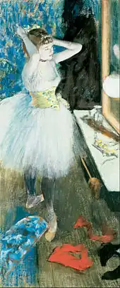 Edgar Degas,Une danseuse dans sa loge (1874-1884)