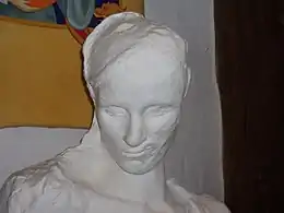 Masque mortuaire de la princesse Hildegarde de Séléstat (masque du XIXe siècle).