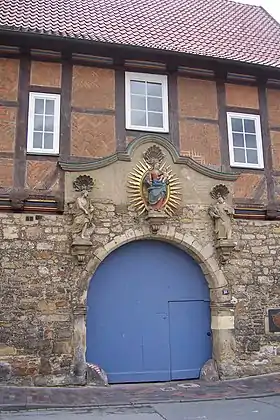 Portail baroque de l'ancienne chartreuse
