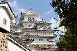 Vue à l'intérieur des fortifications.