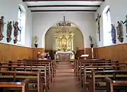 Intérieur de la chapelle.