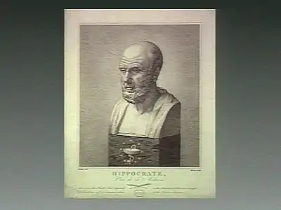 Hippocrate, d'après Vauthier.