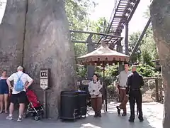 L'entrée de l'attraction florienne.