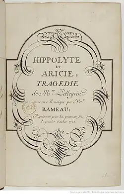 Image illustrative de l’article Hippolyte et Aricie