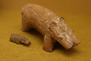 Hippopotame de la période prédynastique (ca. 3200 av. J.-C.)