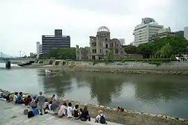 Hiroshima : le dôme de Genbaku, en 2005