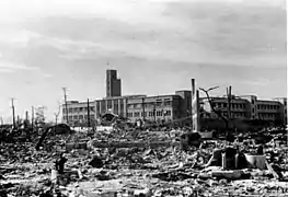 Hôpital de la Croix-Rouge d'Hiroshima, 6 octobre 1945.