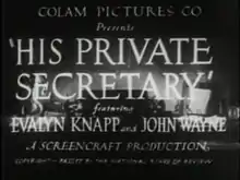 Description de l'image His Private Secretary 1933 01.png.