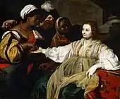 Nicolas Régnier, vers 1626, 127 × 150 cm, musée du Louvre